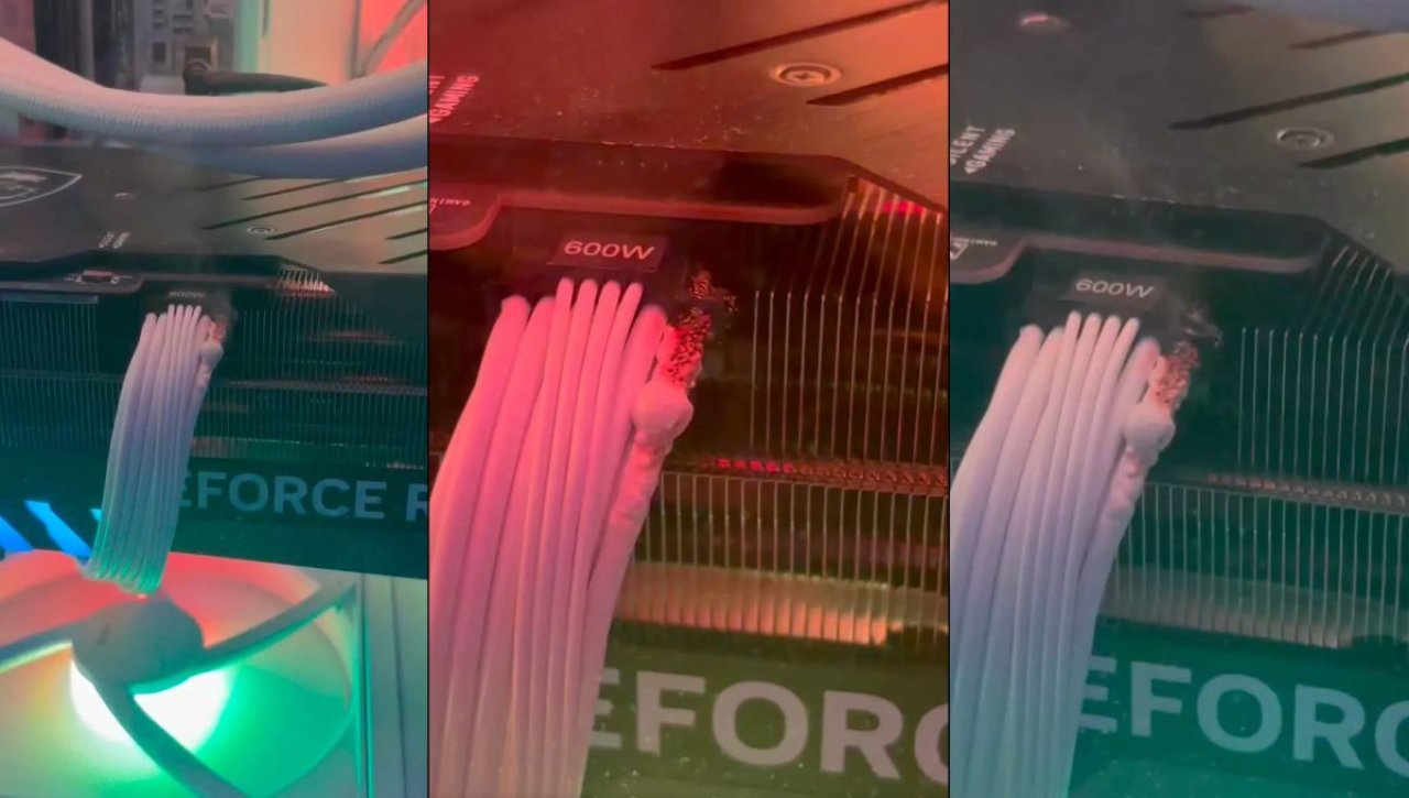 RTX 4090 spalił się podczas transmisji na żywo. Streamerka pyta widzów co robić