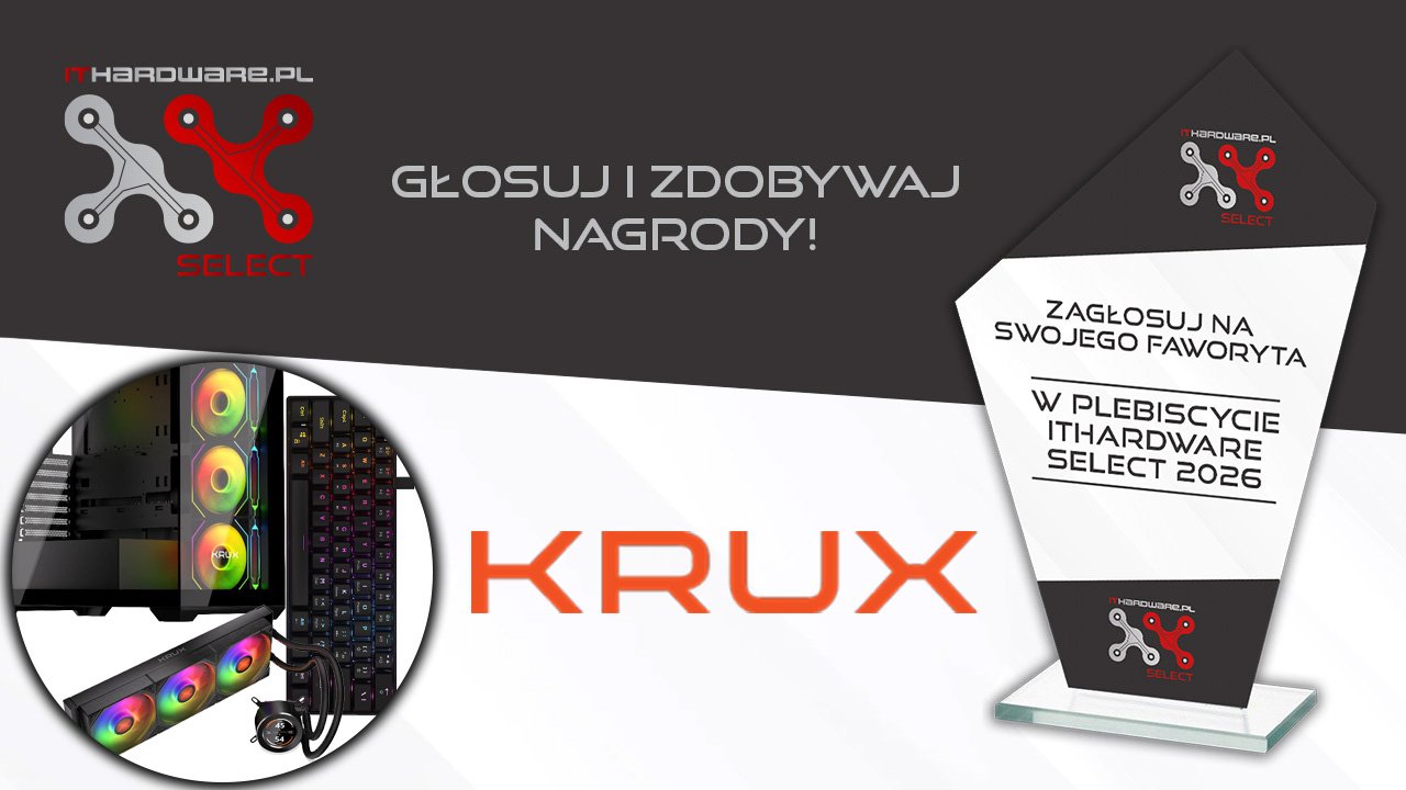 Zagłosuj w plebiscycie ITHardware Select 2026 i zgarnij gamingowy zestaw KRUX!