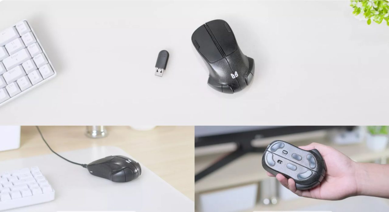 Ta mysz rozdziela się na pół i zamienia w pada. Cena też jest niezła