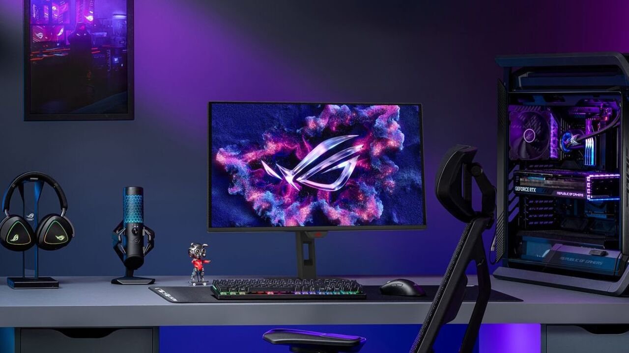 True Black Glossy ASUS-a teraz w nowym OLED 27". Są też inne monitory