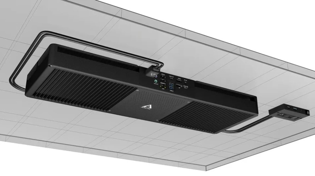 Komputer przyklejony pod blatem i Ryzen AI 9 w środku. Arctic idzie pod prąd