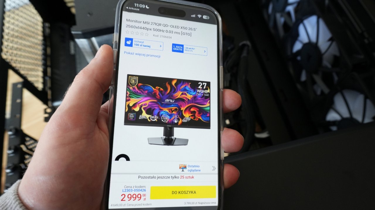 Topowy OLED w promocji, ale trzeba gwałtownie działać. Rzucili tylko 25 sztuk