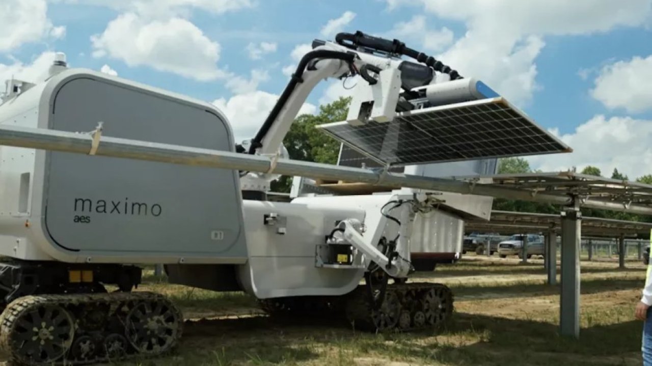 Roboty budują farmy słoneczne dwa razy szybciej niż ludzie