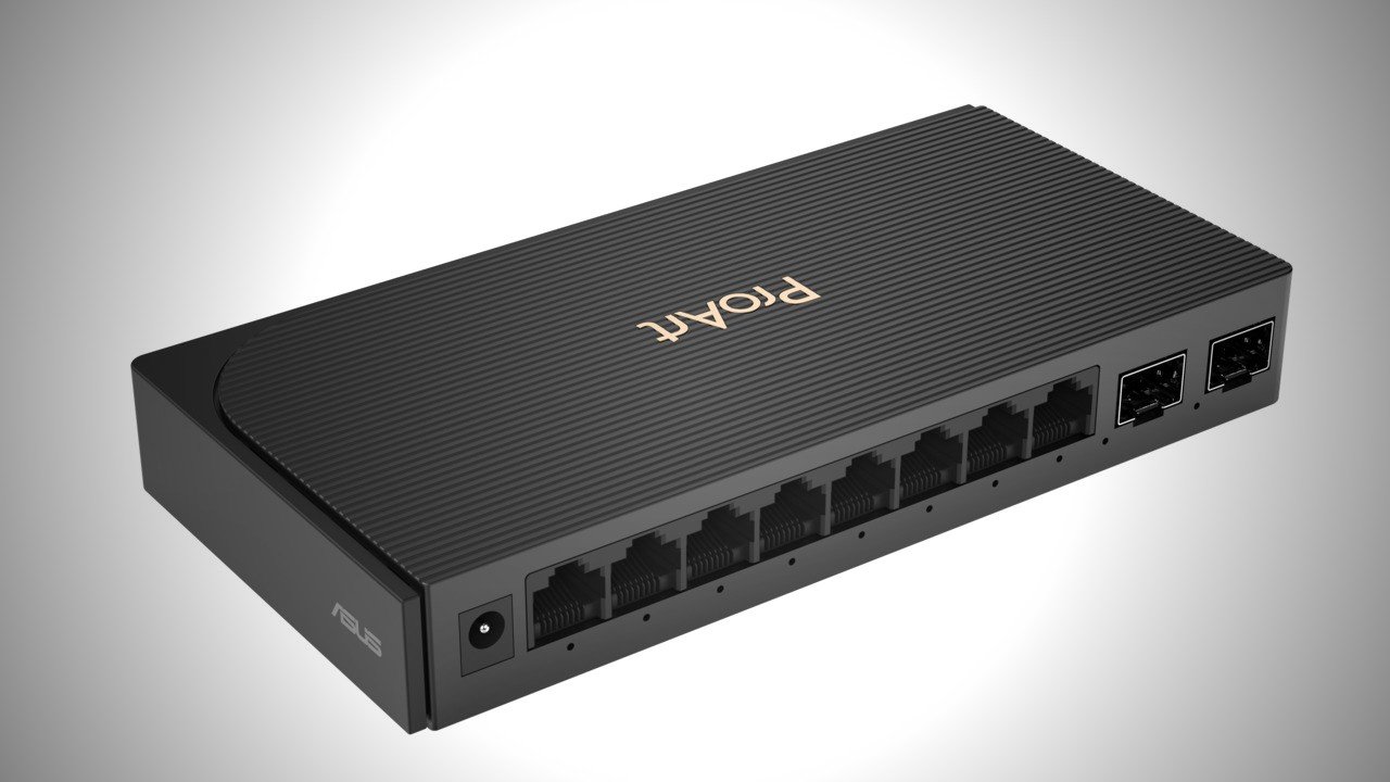 ASUS prezentuje router ProArt PRT-BE5000 i switch ProArt PQG-U1080