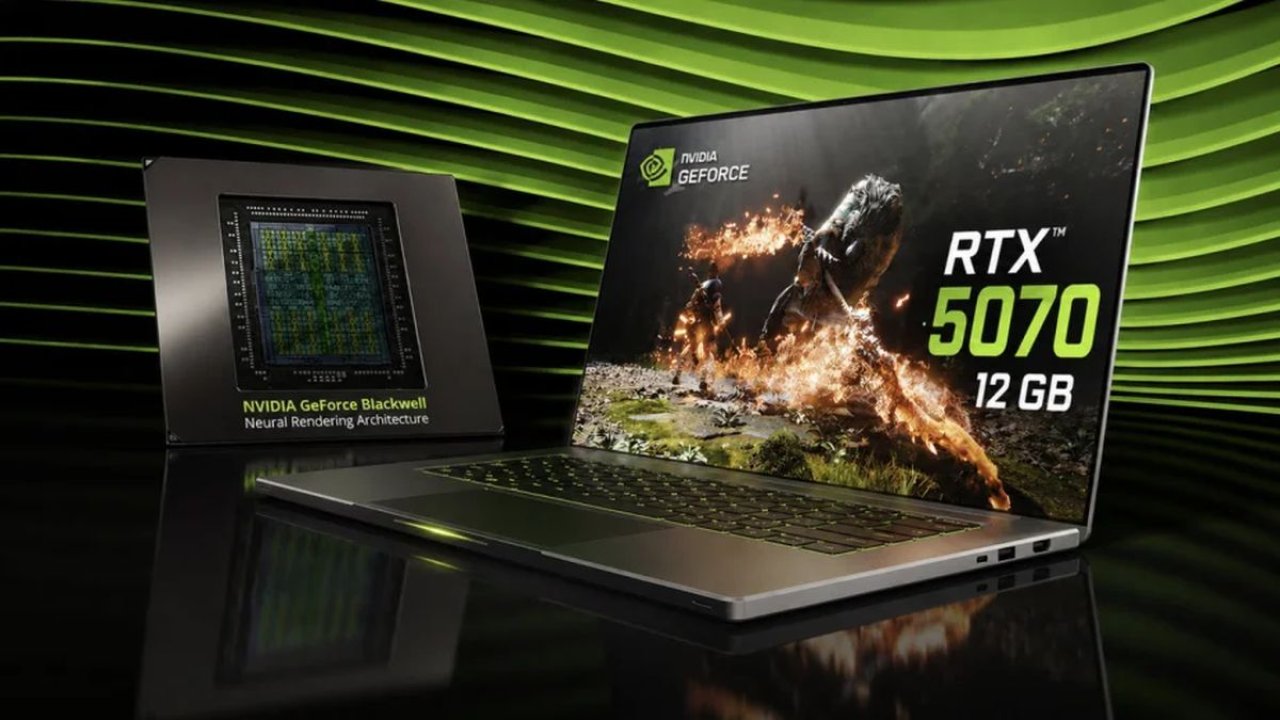 Laptopowy GeForce RTX 5070 z 12 GB w testach. Wydajność w grach bez zmian...