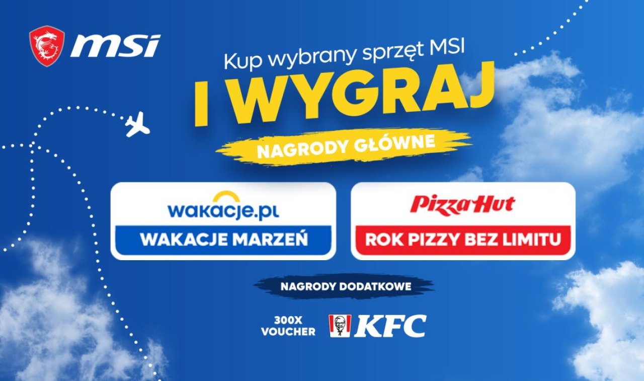 MSI uruchamia „Tryb Wakacje: ON” - letni sezon gamingowy startuje 30 kwietnia