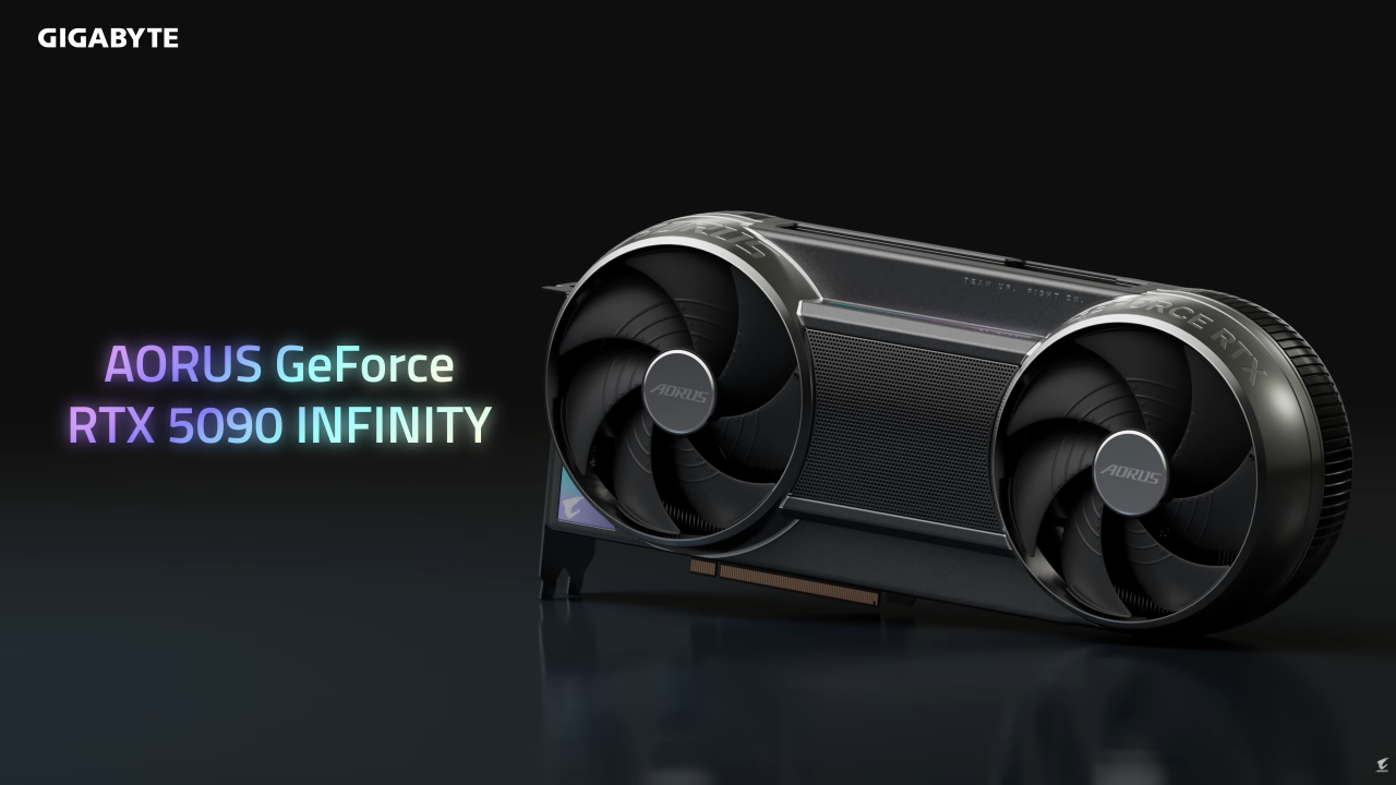 Gigabyte pokazał potwora. RTX 5090 Infinity ma nietypowe chłodzenie i wysokie OC