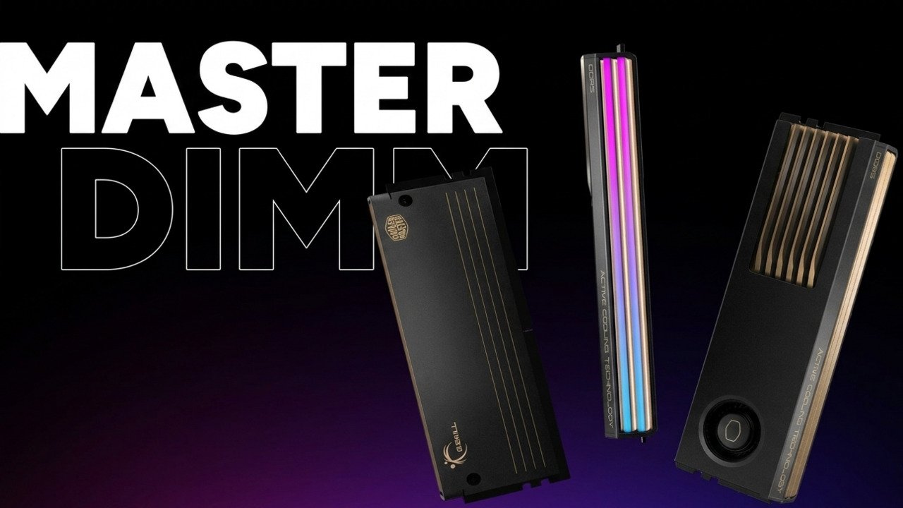 DDR5 z własnym wentylatorem. Cooler Master i G.Skill pokazali nietypowe pamięci RAM