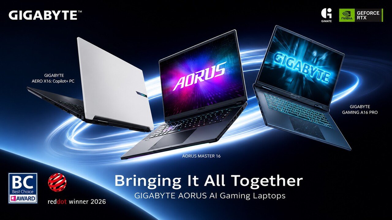 Gigabyte pokazuje nowe laptopy dla graczy. Na pokładzie RTX 5090 i asystent AI