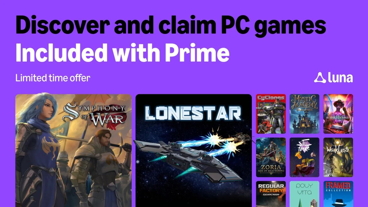 Amazon rozdaje 12 gier za darmo. Ruszyła nowa oferta dla abonentów Prime