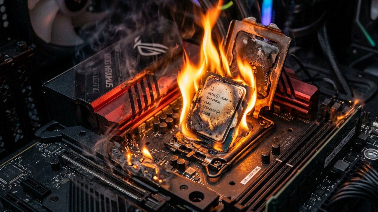 Intel Core i9 pokazał 155 stopni przy poborze 93 W. Wyjaśnienie jest znacznie prostsze