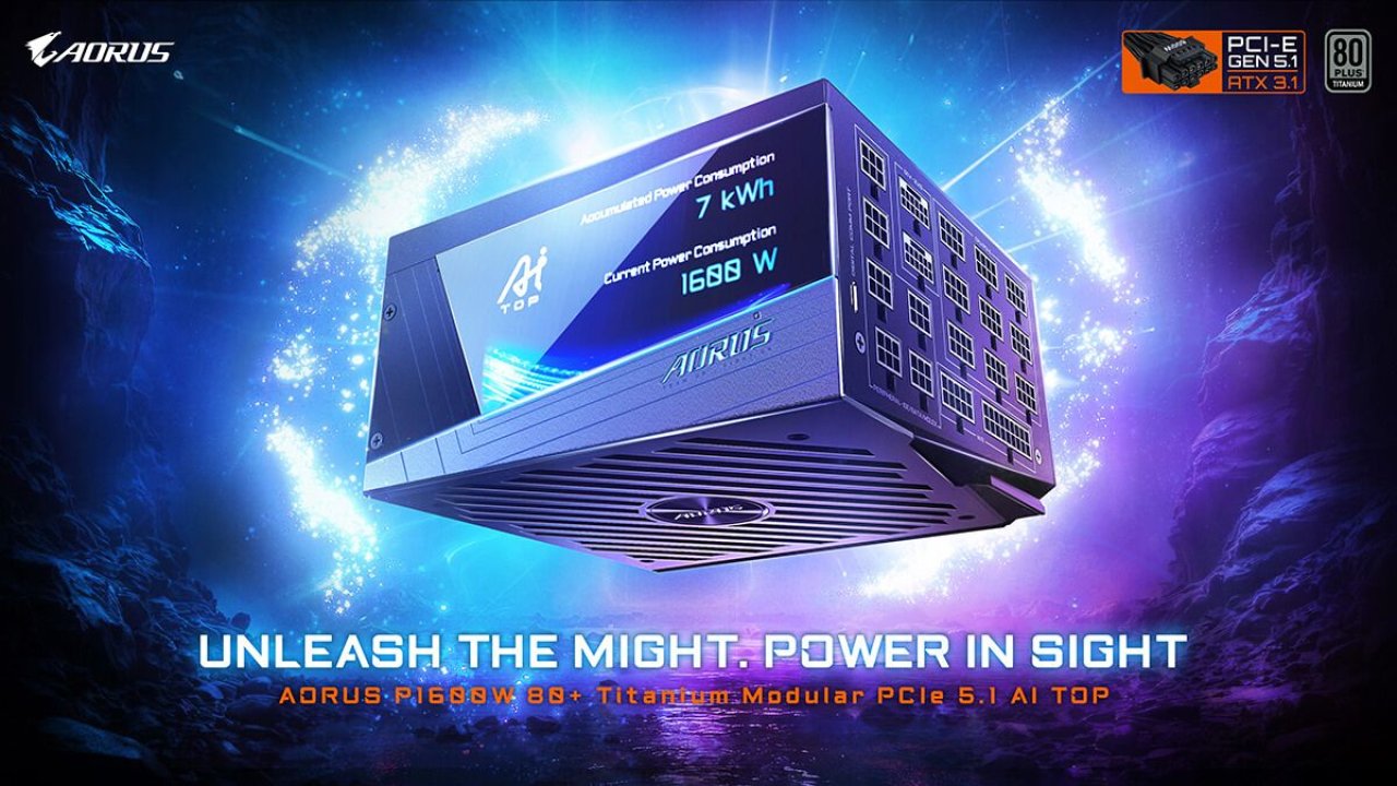 GIGABYTE chwali się nowym flagowym zasilaczem. Obsłuży choćby cztery GPU