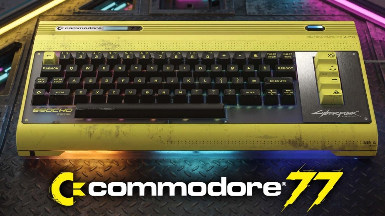 Commodore połączyło C64 z Cyberpunkiem 2077. Nowy komputer C64 ma 77 MHz i klimat Night City