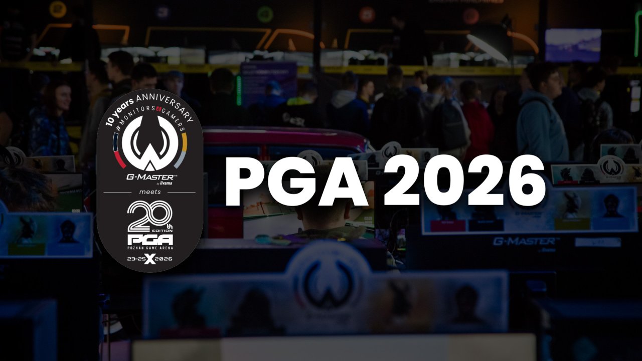Iiyama rozdaje 60 monitorów z okazji PGA 2026. Lecą na grubo