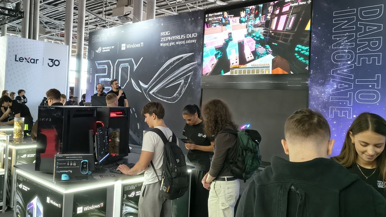 ASUS na PGA 2026. Gamingowe nowości ROG i sprzęt na 20-lecie marki