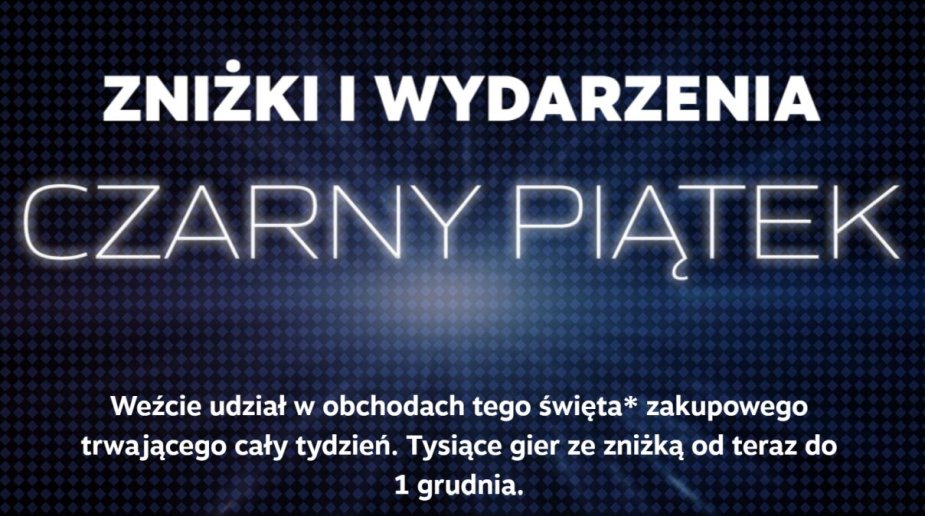 Steam wystartował ze swoim pierwszym Black Friday. Na innych platformach także grube przeceny