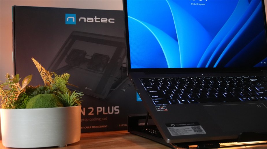 9,9°C mniej na CPU i to na minimum. Test podstawki chłodzącej Natec Tern 2 Plus