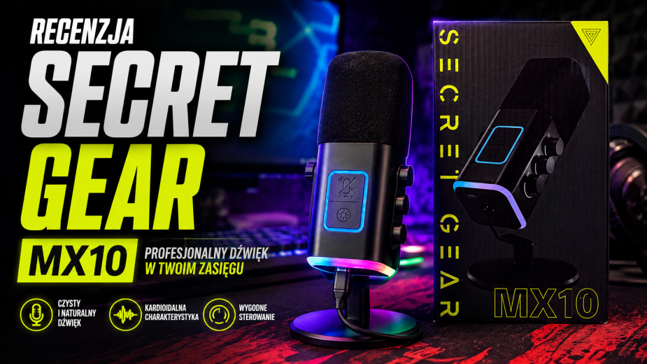 Dobre audio dla oszczędnych? Test i recenzja mikrofonu Secret Gear MX10
