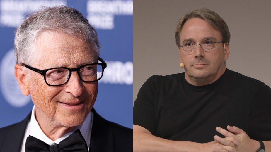 Bill Gates i Linus Torvalds w końcu się spotkali. Odwieczni rywale coś szykują?