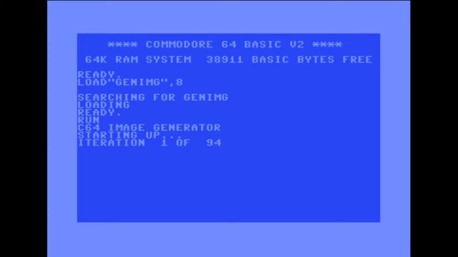 Commodore 64 i sztuczna inteligencja? Generator obrazków uruchomiony na retro sprzęcie