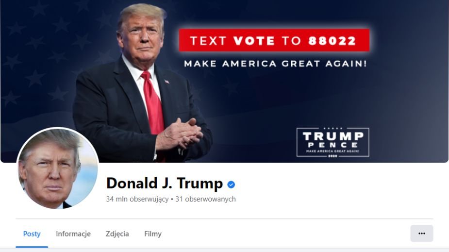 Facebook przywraca konto Donalda Trumpa. Ban trwał 2 lata