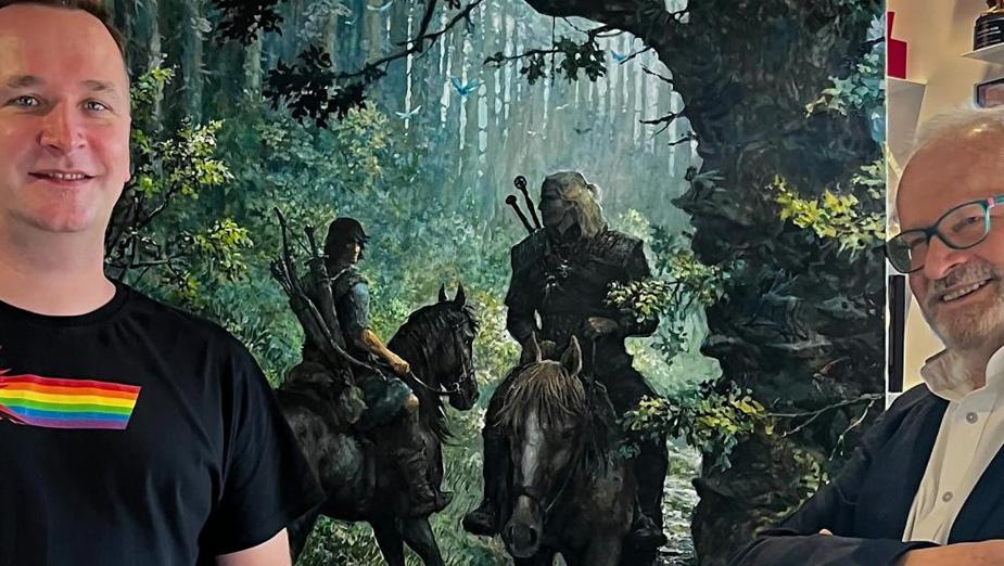 Geralt spotyka Thorgala. Praca Grzegorza Rosińskiego robi furorę, CD Projekt zyskuje na giełdzie