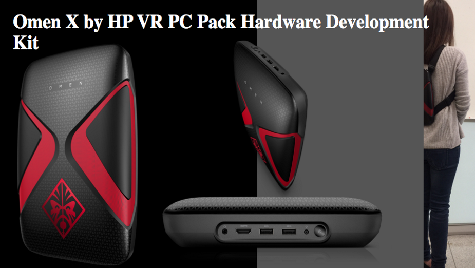HP Omen X VR PC Pack - komputer w formie plecaka