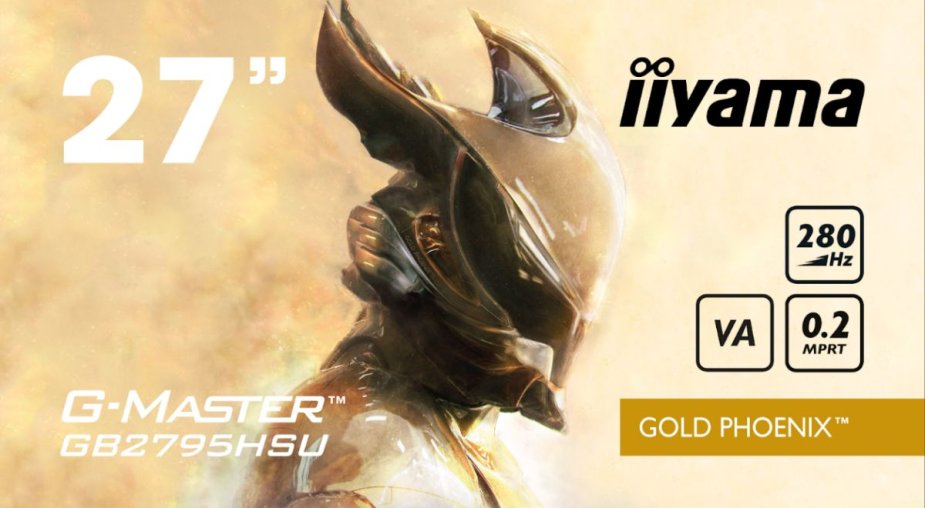 iiyama prezentuje G-Master GB2795HSU-B1 Gold Phoenix - superszybki monitor do zadań specjalnych