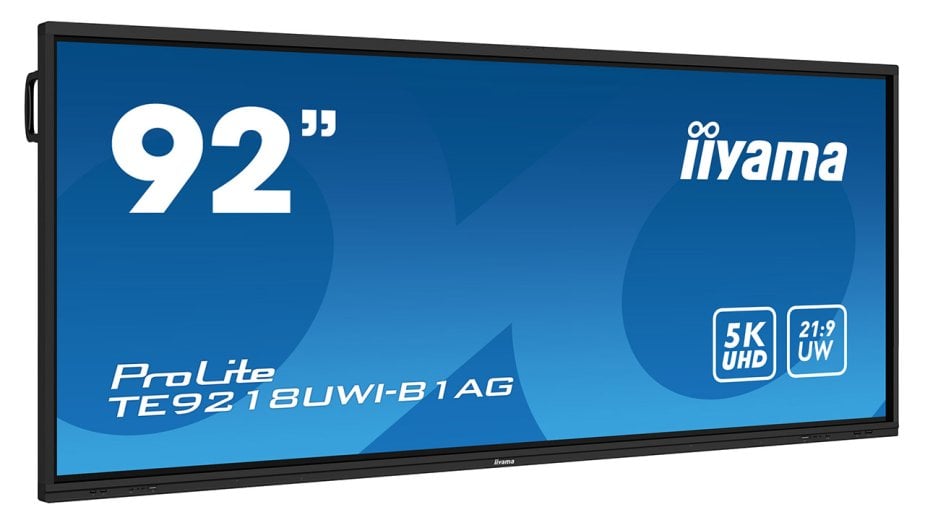 iiyama prezentuje ProLite TE9218UWI-B1AG - nowy 92-calowy interaktywny monitor Ultra-Wide 5K