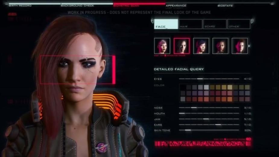 Konfigurator postaci w Cyberpunk 2077 pozwoli nawet na zabawę genitaliami