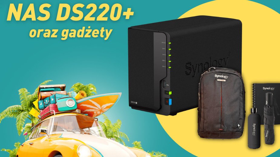Konkurs! Zgarnij NAS DS220+ oraz gadżety od Synology!