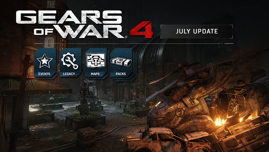 Lipcowa aktualizacja do Gears of War 4 - nowe mapy oraz burze piaskowe