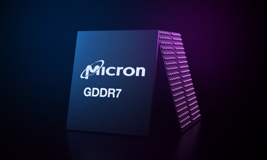 Micron chwali się swoimi pamięciami GDDR7. Parametry robią wrażenie