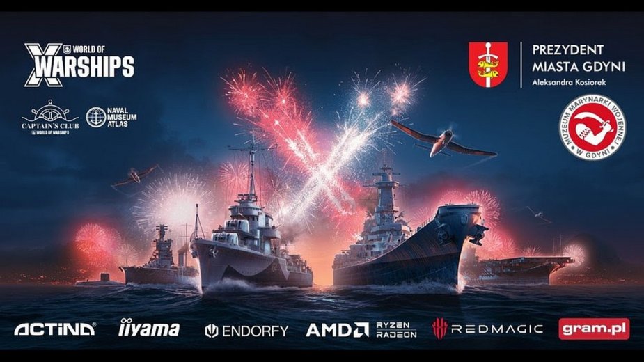 Monitory iiyama napędzają Strefę Gracza World of Warships w Muzeum Marynarki Wojennej w Gdyni