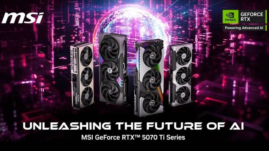 MSI prezentuje autorskie karty graficzne NVIDIA® GeForce RTX 5070 Ti