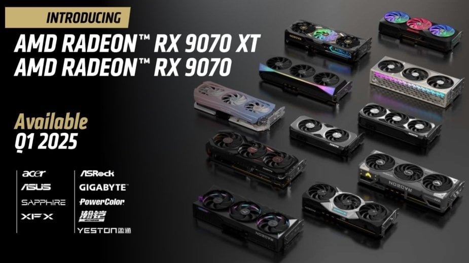 Wyciekły oficjalne wyniki wydajności kart graficznych z serii AMD Radeon RX 9070