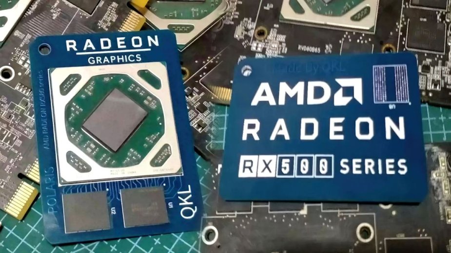 Radeon RX 580 - GPU karty graficznej przerabiane na breloki do kluczy