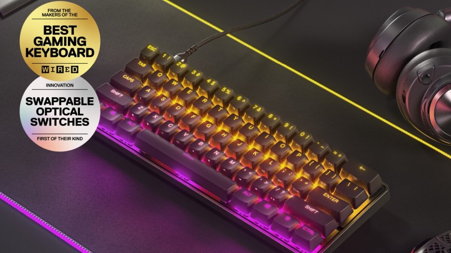 SteelSeries wprowadza na rynek klawiatury Apex 9 Mini i TKL z przełącznikami OptiPoint