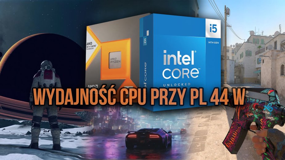 Test CPU w grach przy limicie mocy 44 W: modele dla AM4, AM5 oraz LGA 1700