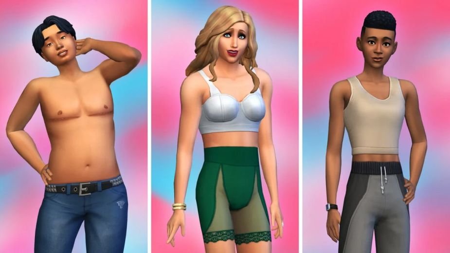 The Sims 4 dodaje blizny po amputacji piersi u transseksualistów oraz bieliznę maskującą kształty