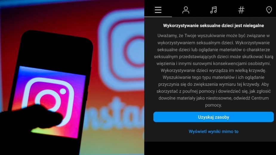 WSJ: Instagram pomaga łączyć i promować sieć kont pedofilów. Meta reaguje i tworzy grupę zadaniową