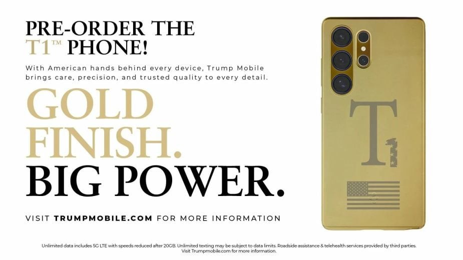 Złoty telefon Trump Mobile znów przesunięty. Nie wiedzą, który projekt skopiować
