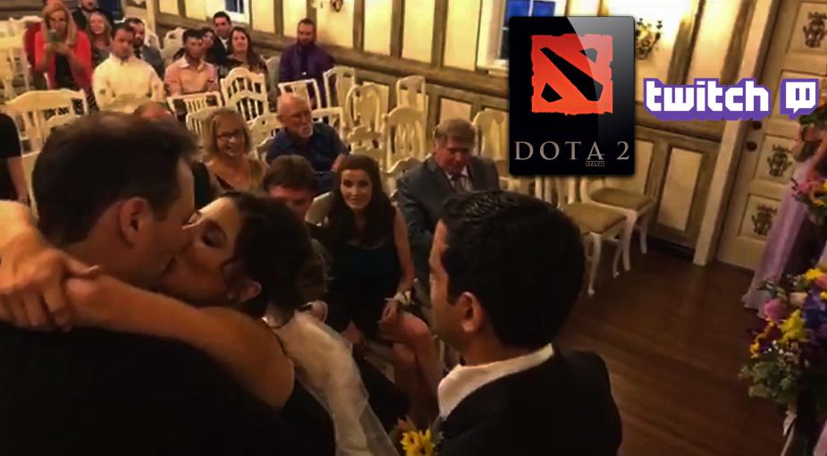 Znany streamer Doty 2 nadawał własną ceremonię ślubną na platformie Twitch