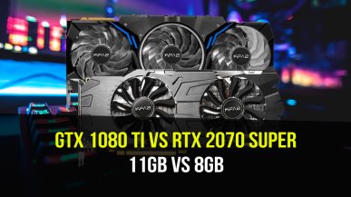 11 GB vs 8 GB VRAM. Test GeForce GTX 1080 Ti vs RTX 2070 SUPER w 2023 roku