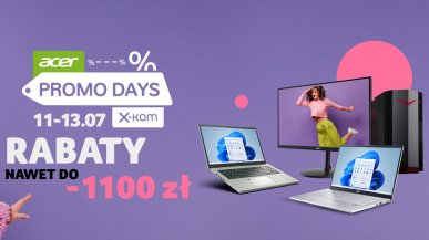 Acer i x-kom startują z Promo Days. Sprzęt komputerowy do upolowania w super cenach
