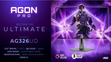 AGON prezentuje nowe monitory gamingowe QD-OLED