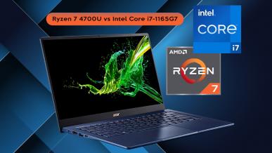 AMD Ryzen 7 4700U vs Intel Core i7-1165G7. Pojedynek procesorów mobilnych