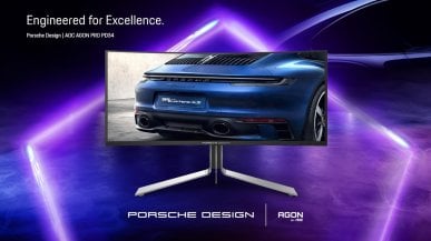 AOC prezentuje ultrapanoramiczny monitor QD-OLED przygotowany we współpracy z Porsche Design