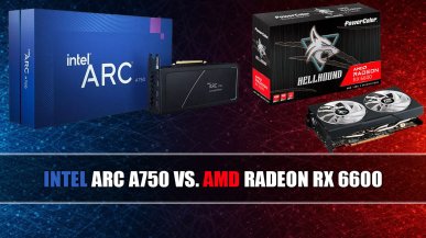 Intel Arc A750 vs Radeon RX 6600 - test porównawczy. Wybieramy najlepsze GPU do ok. 900 zł