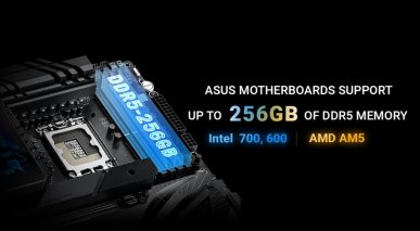ASUS idzie śladami MSI i wprowadza obsługę 256 GB RAM w swoich płytach głównych